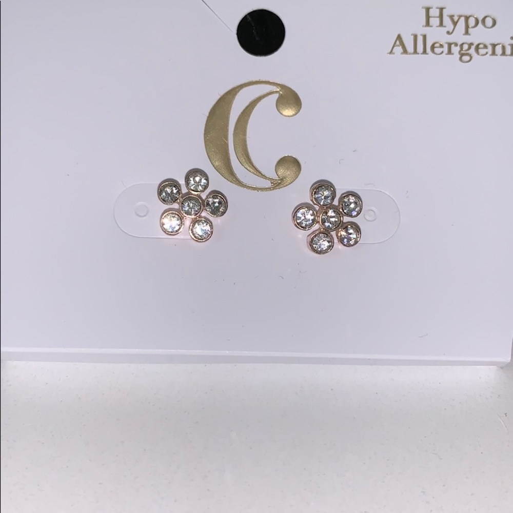 ✨Charming Charlie Hypoallergenic Flower Studs ✨